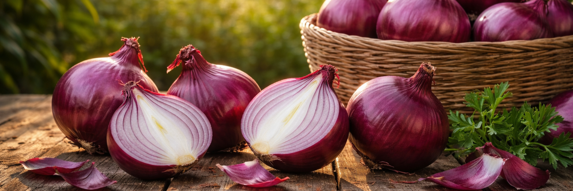 Export Quality Fresh Red Onions - Pungent and Nutrient Rich