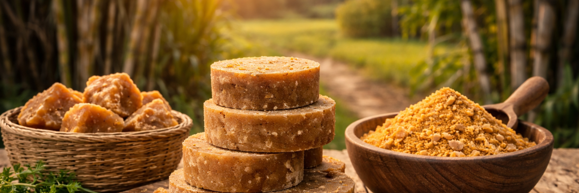 Traditional Indian Jaggery - Pure and Natural Sugarcane Extract